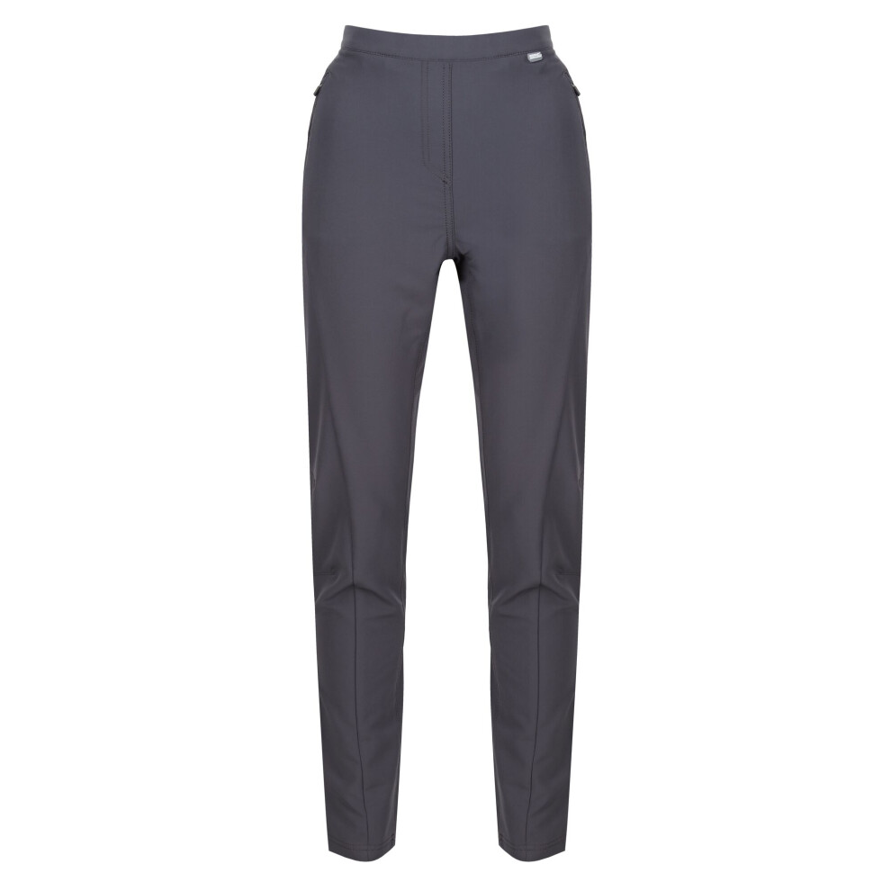 (12S UK, Seal Grey) Regatta Womens/Ladies Pentre Kimberley Walsh Stretch Walking Trousers
