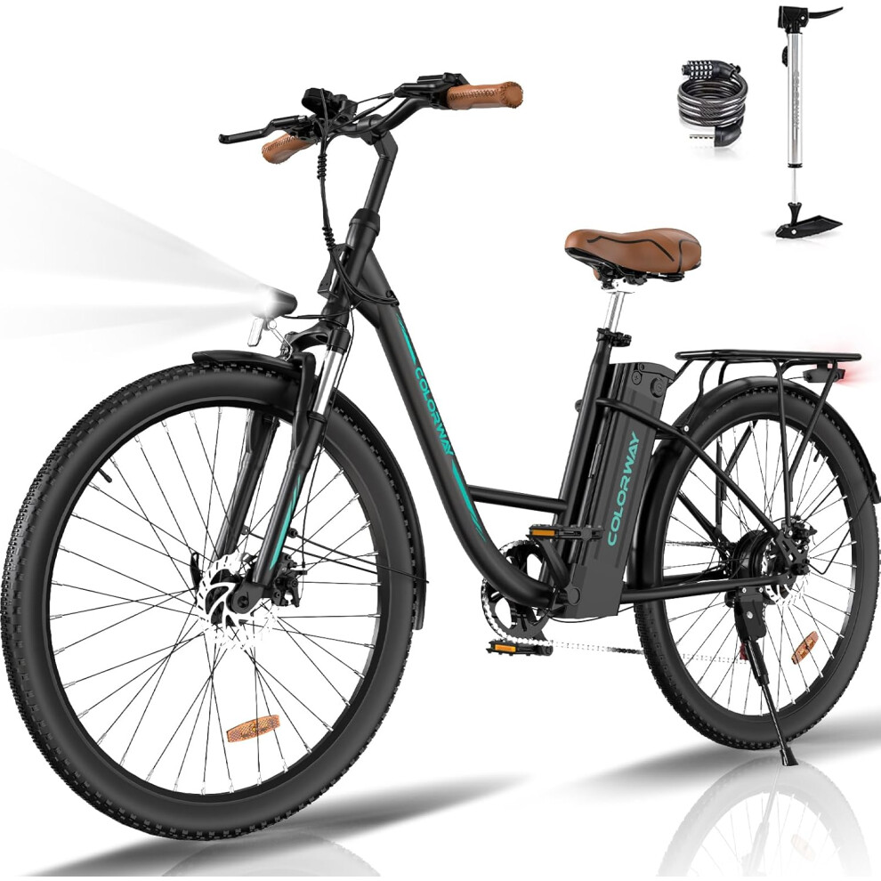 COLORWAY BK31 Electric Bike, 28", 250W, 36V, 15AH Battery City E-Bike