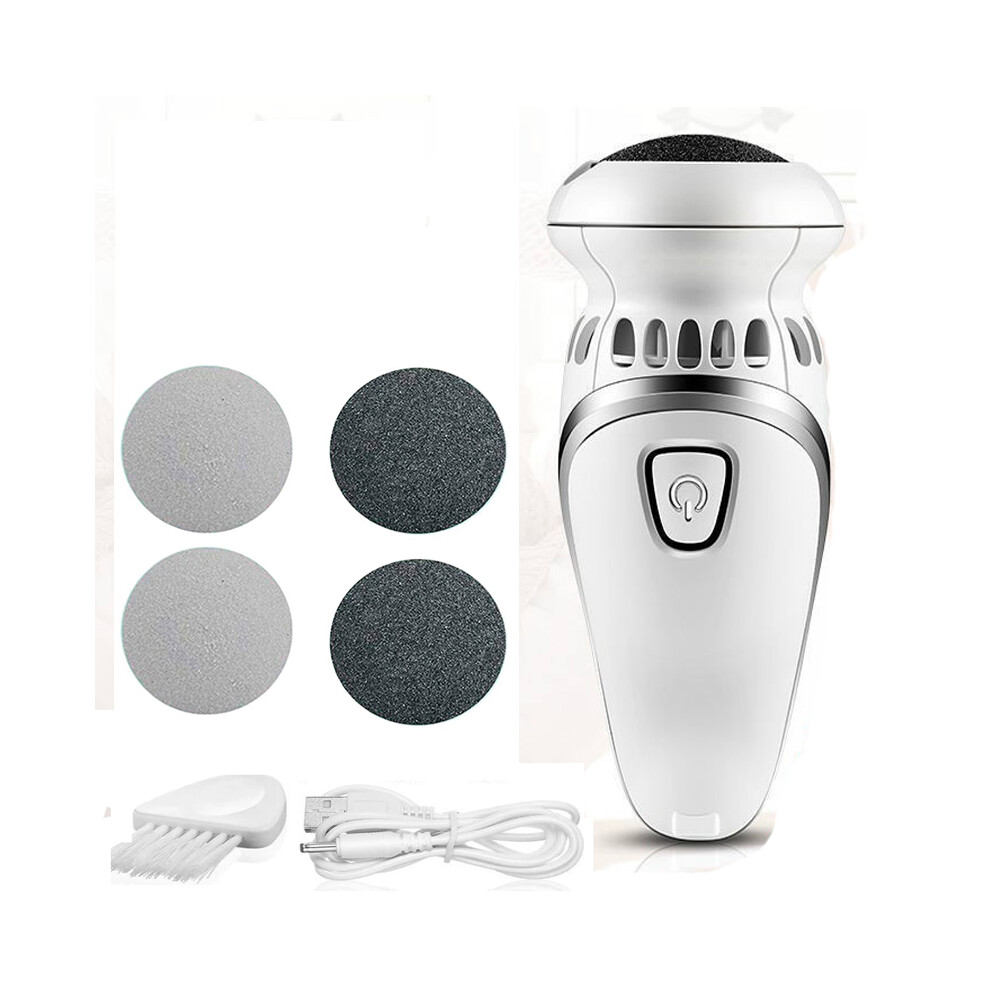 Flemye (4Pcs) Foot Grinding Machine Smooth Feet Hard Cracked Skin Trimmer Pedicure Device