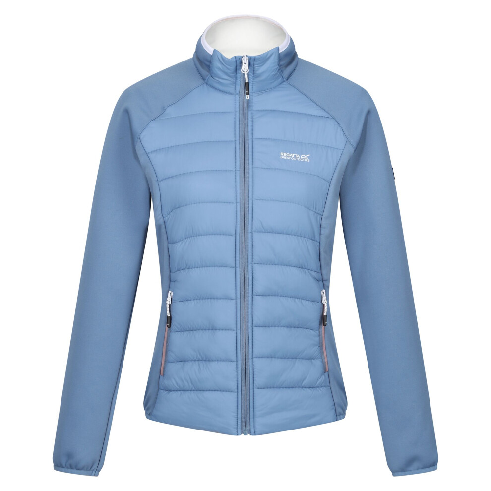 (8 UK, Coronet Blue/White) Regatta Womens/Ladies Clumber V Hybrid Jacket