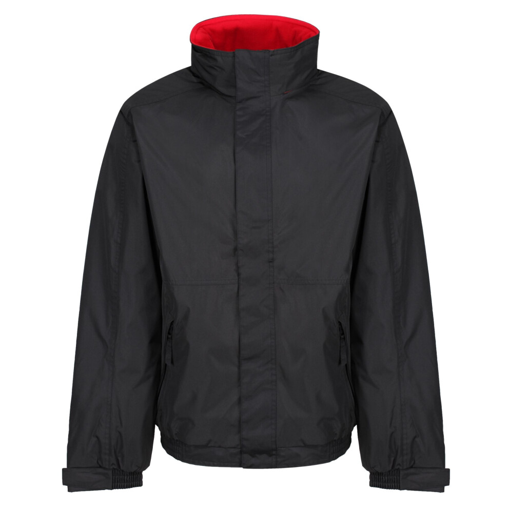 (XS, Black/Red) Regatta Mens Dover Waterproof Insulated Jacket