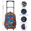 Batman Batman Foldable Trolley Backpack Wheeled Deluxe Cabin Luggage 7