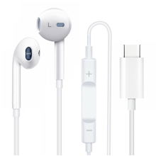 USB C Headphones, In Ear Type C Earphones with Mic & Volume Control, Wired Earbuds for Samsung , iPhone 15/15 Pro