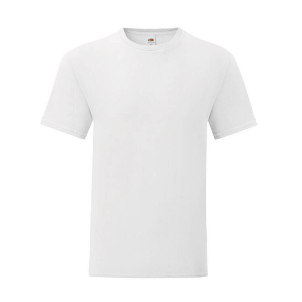 (5XL, White) Fruit Of The Loom Mens Iconic 150 T-Shirt