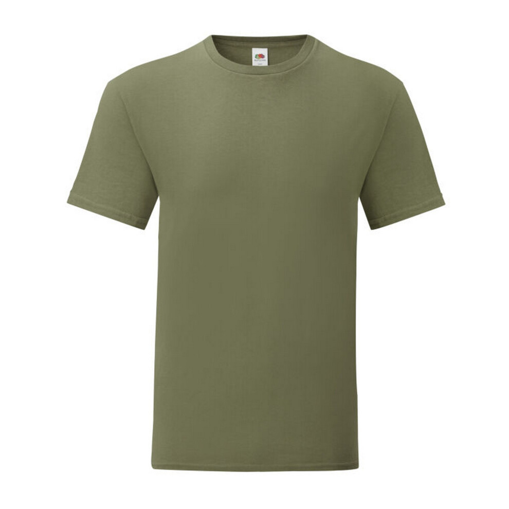 (S, Classic Olive) Fruit Of The Loom Mens Iconic 150 T-Shirt