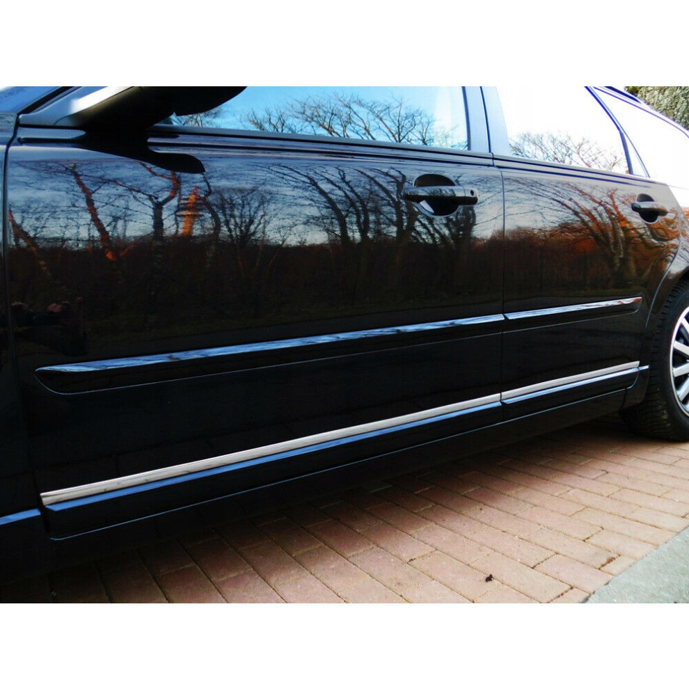 Volvo V50 - Listwy Chrom Boczne Na Drzwi Ochronne 4109944931961