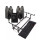 NGT Carp Rod Pod For 3 Rods Solid Square Setup & JHA Alarms Wireless with Receiver 1