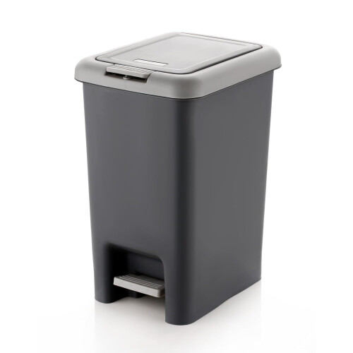 (GREY) Kitchen Pedal Bin Perfect for Narrow Space