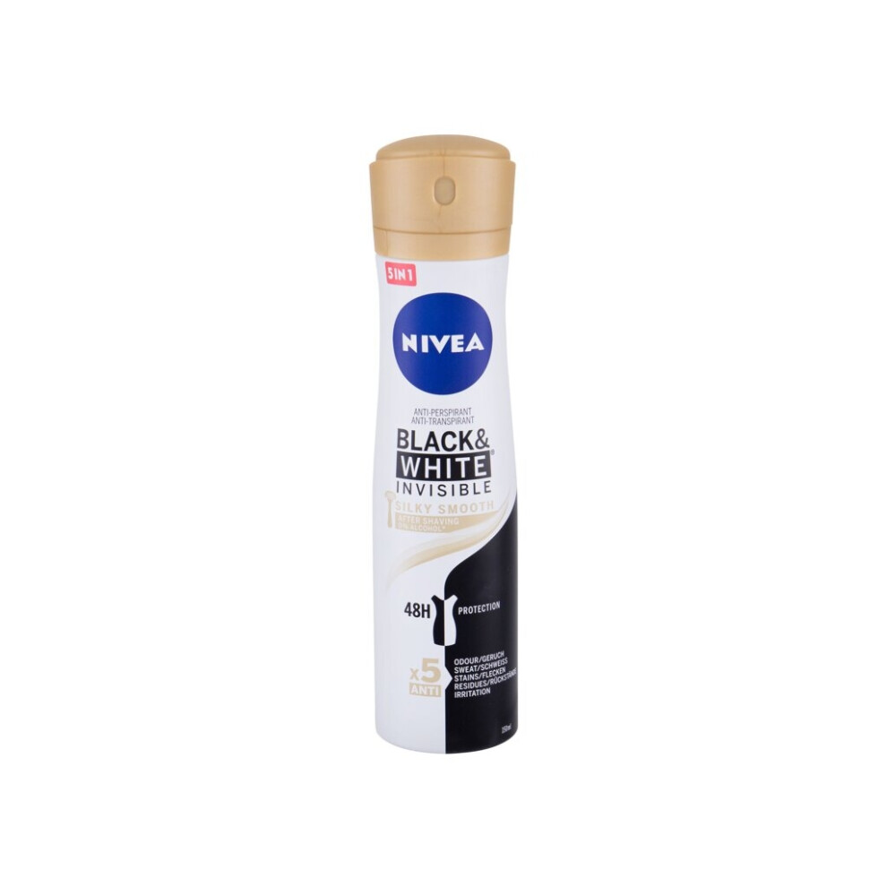 Nivea - Black & White Invisible Silky Smooth 48h - For Women, 150 ml