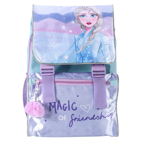 Disney Frozen Frozen Large Backpack Flap Over Bag Waterproof Rucksack Children Elsa 1