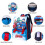 Marvel Marvel Avengers Large Backpack Flap Over Bag Waterproof Rucksack 9