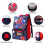 Marvel Spider-Man Large Backpack Flap Over Bag Waterproof Rucksack Children 9