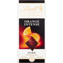Lindt Excellence Dark Orange Chocolate Bar Each 100 g (Pack of 5)