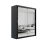 (150cm, Black) ELUKS Modern Sliding Door Wardrobe SKY 1