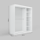 (180cm, White) ELUKS Modern Sliding Door Wardrobe SKY 3