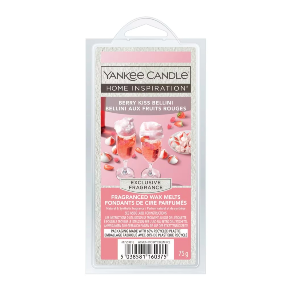 Yankee Candle Home Inspiration Wax Melts - Berry Kiss Bellini