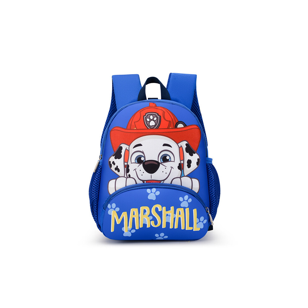 (Blue) Patrol Toy Paw Story Backpack Large Capacity School Bag Cartoon Storage Books
