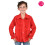 (10-13) Kids 70's Frilled Front Shirt - Red 1