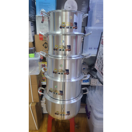 Domestic Aluminum Cookware Set 10 Pieces 1