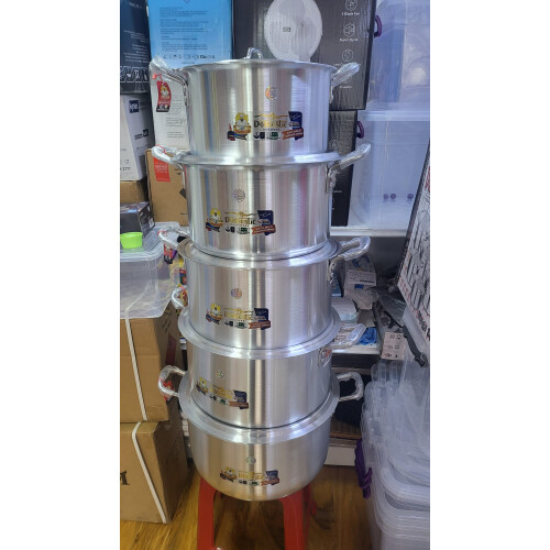 Domestic Aluminum Cookware Set 10 Pieces 2