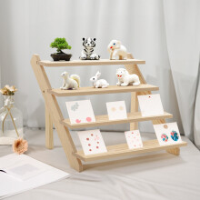 DIY 4 Tier Stair Style Pine Wooden Plant Stand Kit Jewellery & Display Stands
