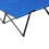 Outsunny Outsunny Double Camping Folding Cot Outdoor Portable Sleeping Bed, Blue 5
