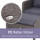 Outsunny Outsunny 5 Pieces Outdoor Patio Furniture Set Wicker Conversation Set Dark Grey 5