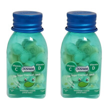 Pack Of 2 Dosfarm Spearmint Sugar-Free Mint Candy 1's - Fresh Breath and Calorie-Free Delight