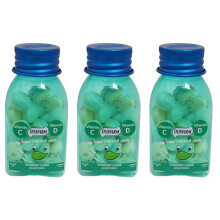 Pack Of 3 Dosfarm Spearmint Sugar-Free Mint Candy 1's - Fresh Breath and Calorie-Free Delight