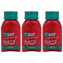 Pack Of 3 Dosfarm Watermelon Sugar-Free Mint Candy 1's - Refreshing Flavor and Calorie-Free Treat