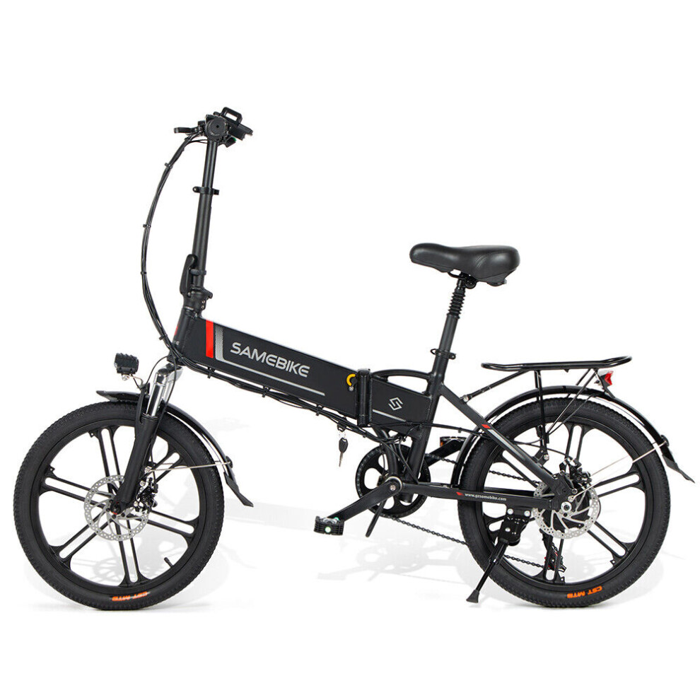 SAMEBIKE 20LVXD30-II Electric Bicycle 48V 10.4AH E-Bike, 7 Speeds