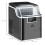 Homcom HOMCOM Counter Top Ice Maker Machine with Adjustable Cube Size Scoop Black 4