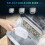 Homcom HOMCOM Counter Top Ice Maker Machine with Adjustable Cube Size Scoop Black 7