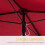 Outsunny Outsunny Aluminium Sun Umbrella Parasol Patio Rectangular 2M x 1.3M Red 6
