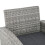 Outsunny Outsunny 6Pcs Rattan Sofa Set Coffee Table Footstool Outdoor w/ Cushion 8