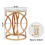 Tribesigns Tribesigns Round End Table,  Side Table Cocktail Table 2