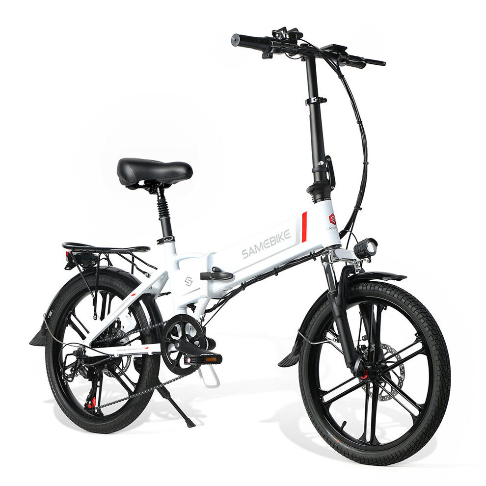 SAMEBIKE 20LVXD30-II Electric Bicycle 48V 10.4AH E-Bike, 7 Speeds