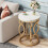 Tribesigns Tribesigns Round End Table,  Side Table Cocktail Table 7