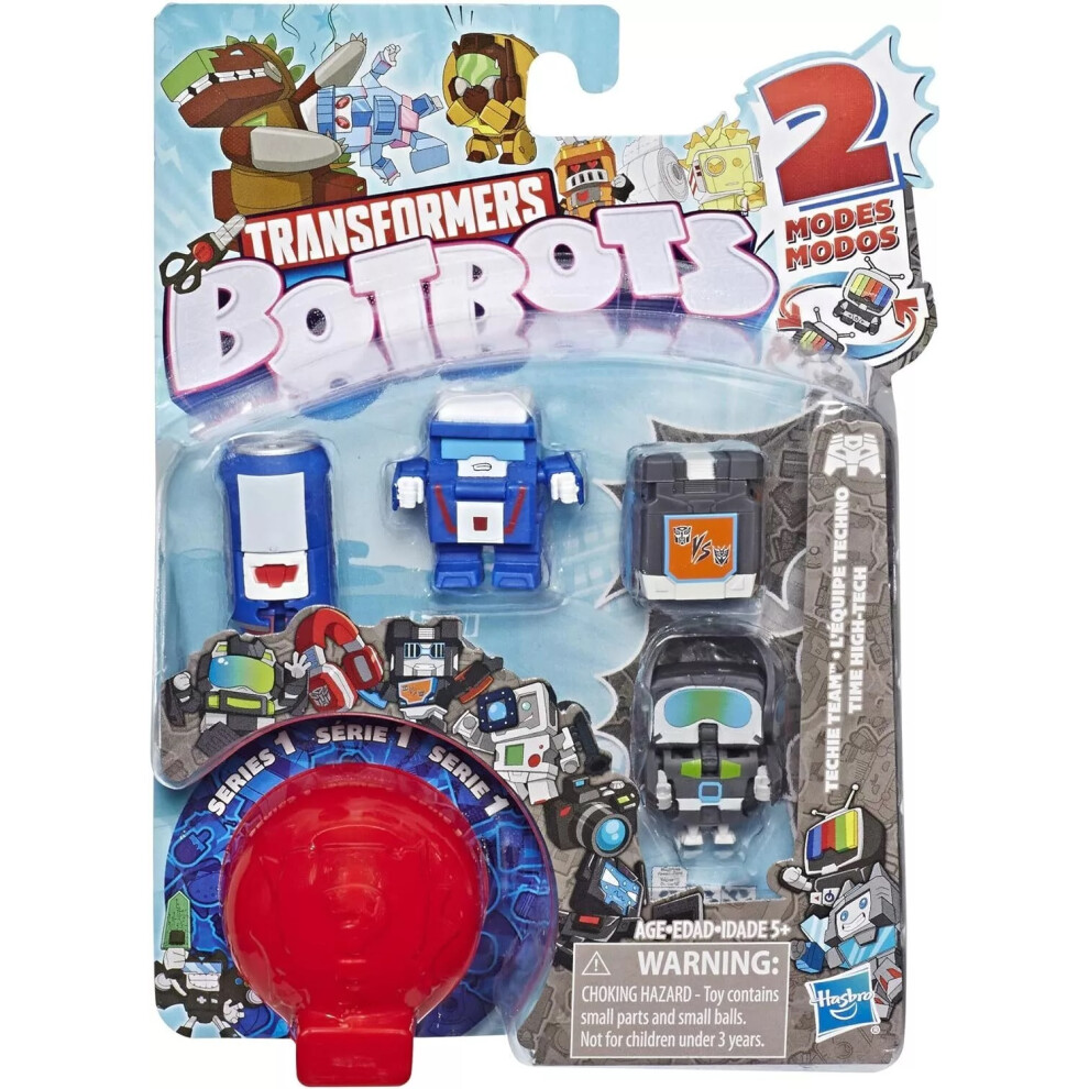 (Techie Team) Transformers BotBots Toys S1 Mystery 2-in-1 Figure