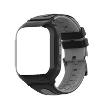 (1 set Black Strap) Detachable Strap Casing of Wonlex KT24S Kids GPS Smart Watch Accessories
