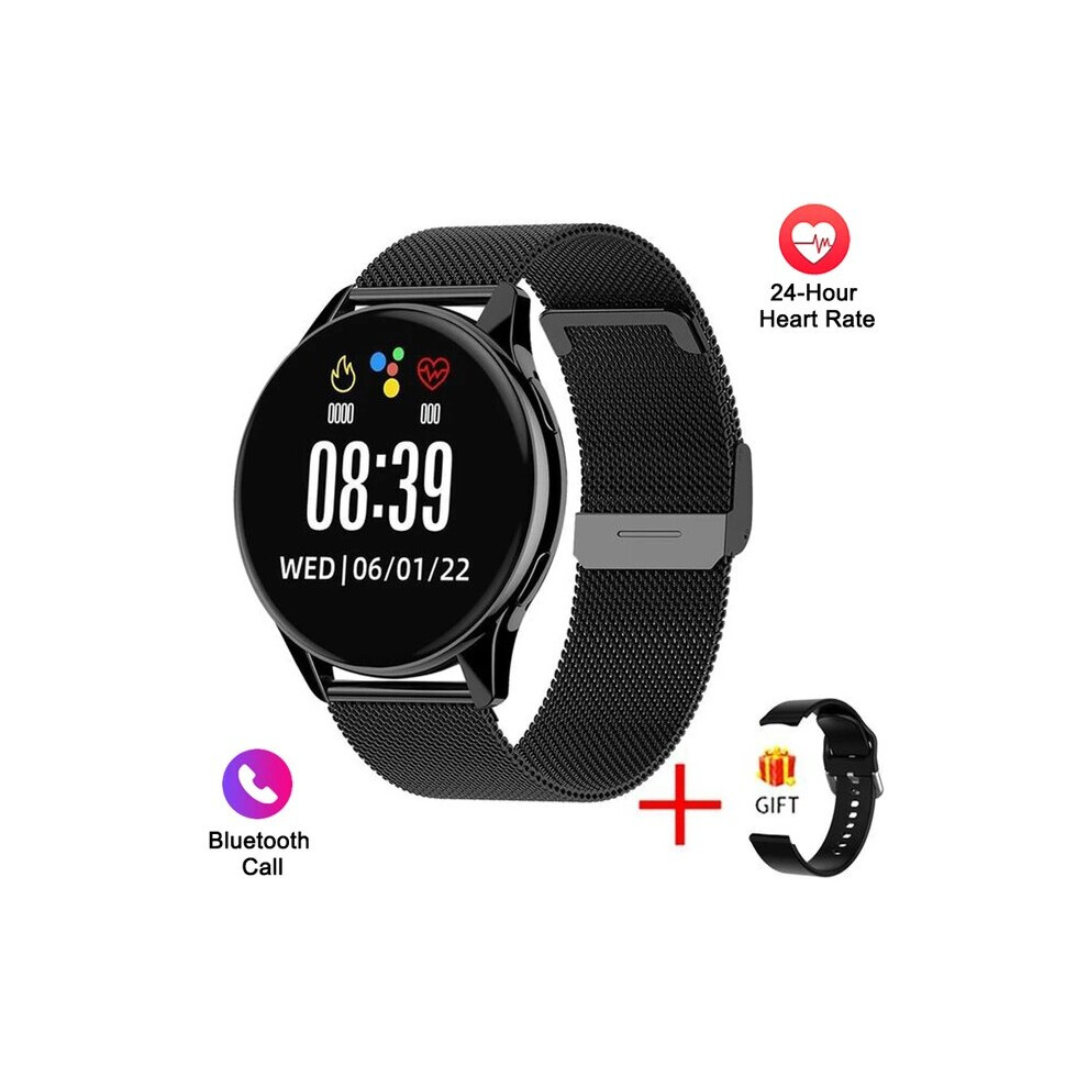 (black, Bluetooth call) Bluetooth Call Watches Men Smart Watch Women Heart Rate Blood Pressure