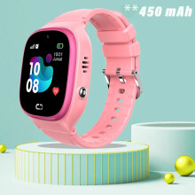 (pink, With Retailed Box) Kids Smart Watch 2G Sim Card SOS LBS 450 mAh Phone Watch For Kids Photo