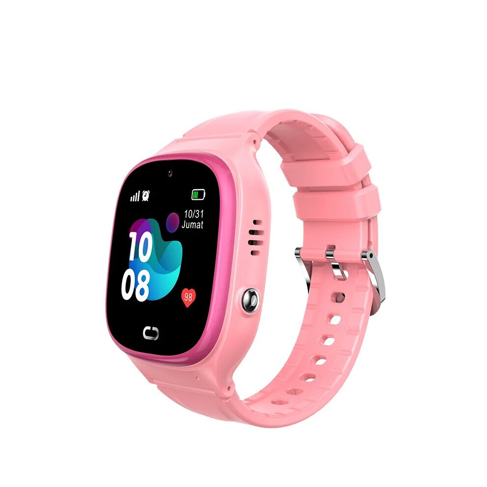 (Pink1, With Retailed Box) Kids Smart Watch 2G Sim Card Sos Lbs 450 Mah Phone Watch For Kids Photo 9774027902593