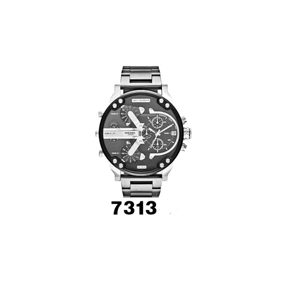 Aihontai (7313 Steel) Big Dial Men Watch Luxury Dz Sport Watches For Men Relogio Masculino Full