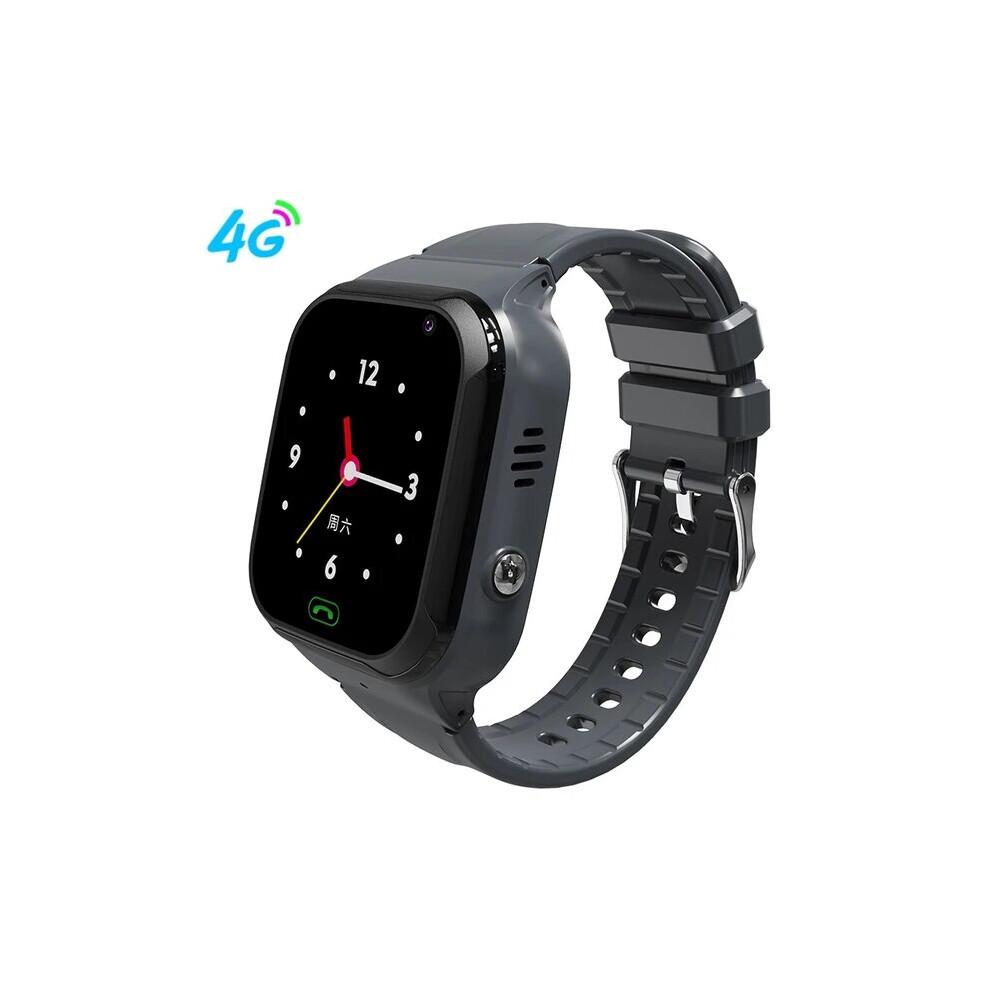 (Black, GPS smart watch) Kids 4G Smart Watch SOS GPS Location Sim Card Video Call Phone Watch Camera