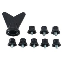 JKSYshop-12 PCS Soccer Shoe Spikes M5 13mm Studs Turf Track Shoes