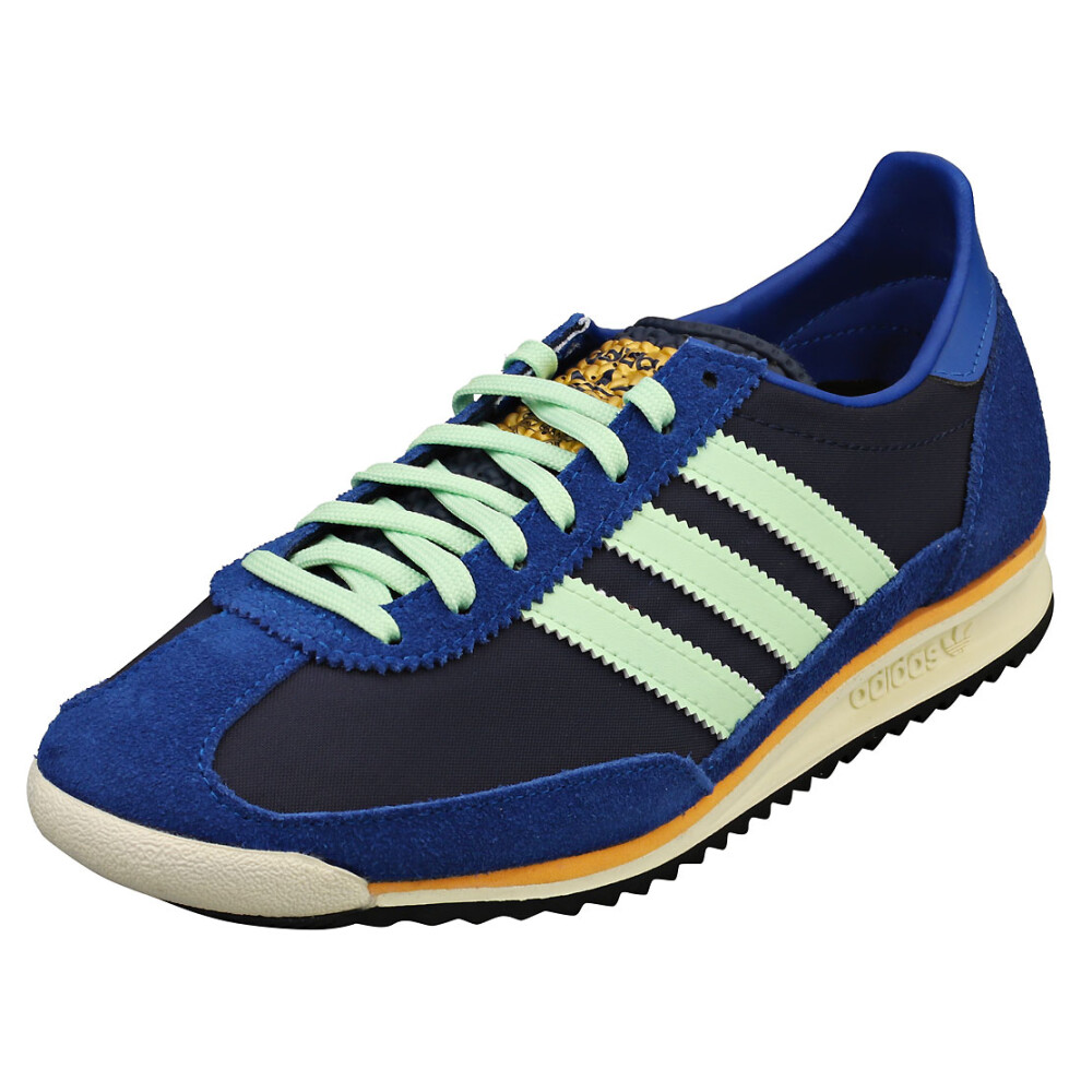 (6.5) adidas Sl 72 Womens Fashion Trainers in Navy Green