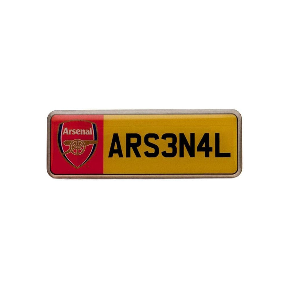 Official Arsenal F.C. Number Plate Badge