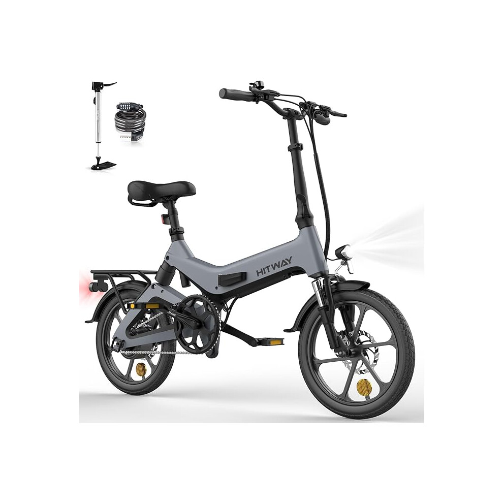 HITWAY BK2 250W E-Bike  Foldable 25km/h, Battery E bike Disc Brakes