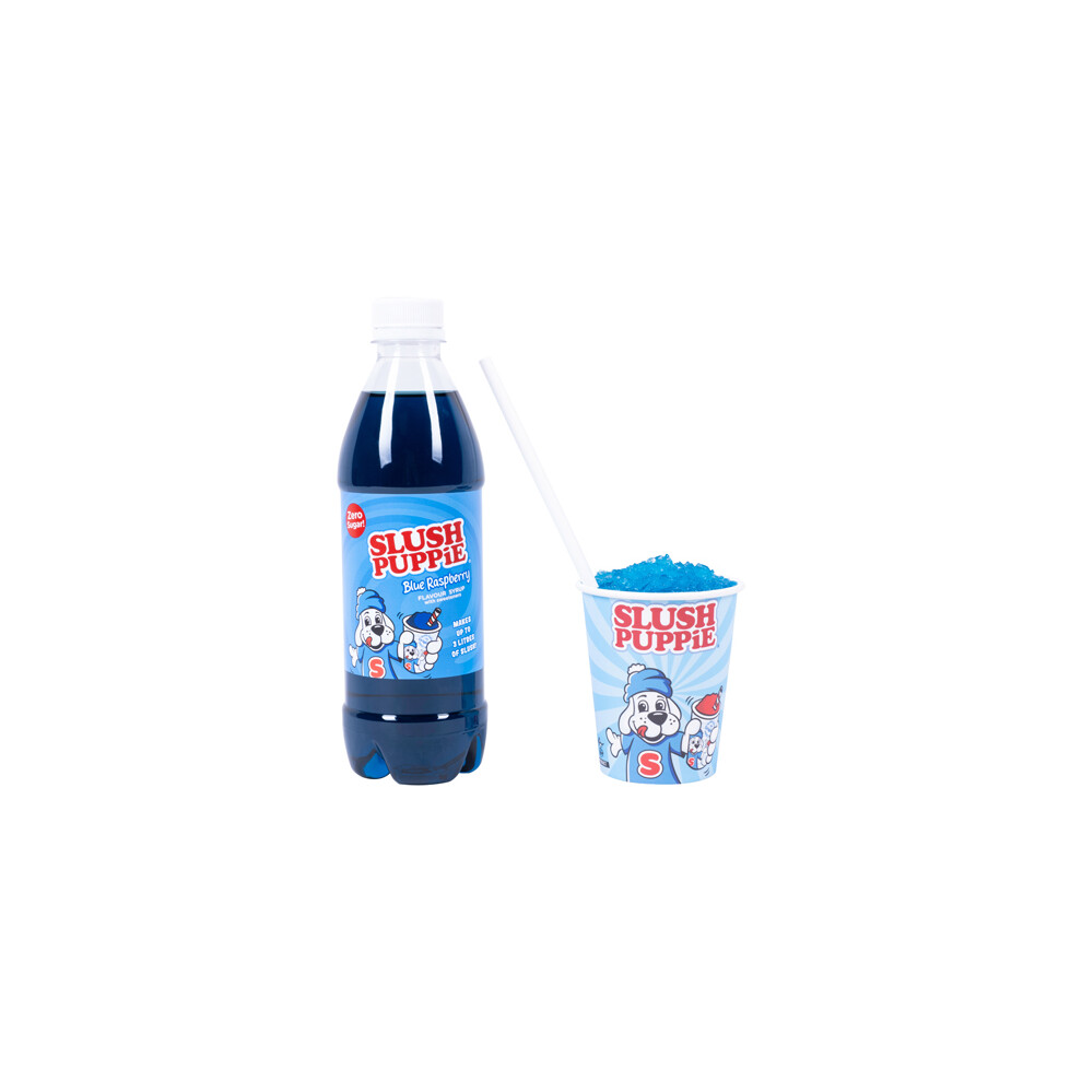 Blue Raspberry SLUSH PUPPiE Syrup - ZERO Sugar. 500ml of Iconic Blue Raspberry.